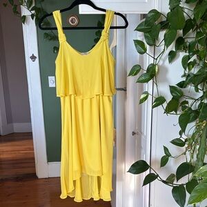 Forever 21 Yellow High Low Dress